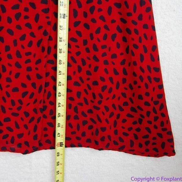 NEW En Saison ANIMAL PRINT OVERLAP midi DRESS, M - Picture 11 of 16